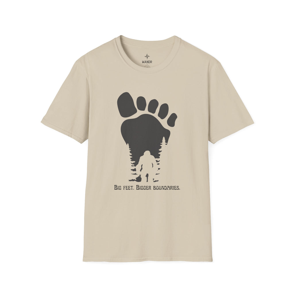 Big feet bigger boundaries T-Shirt