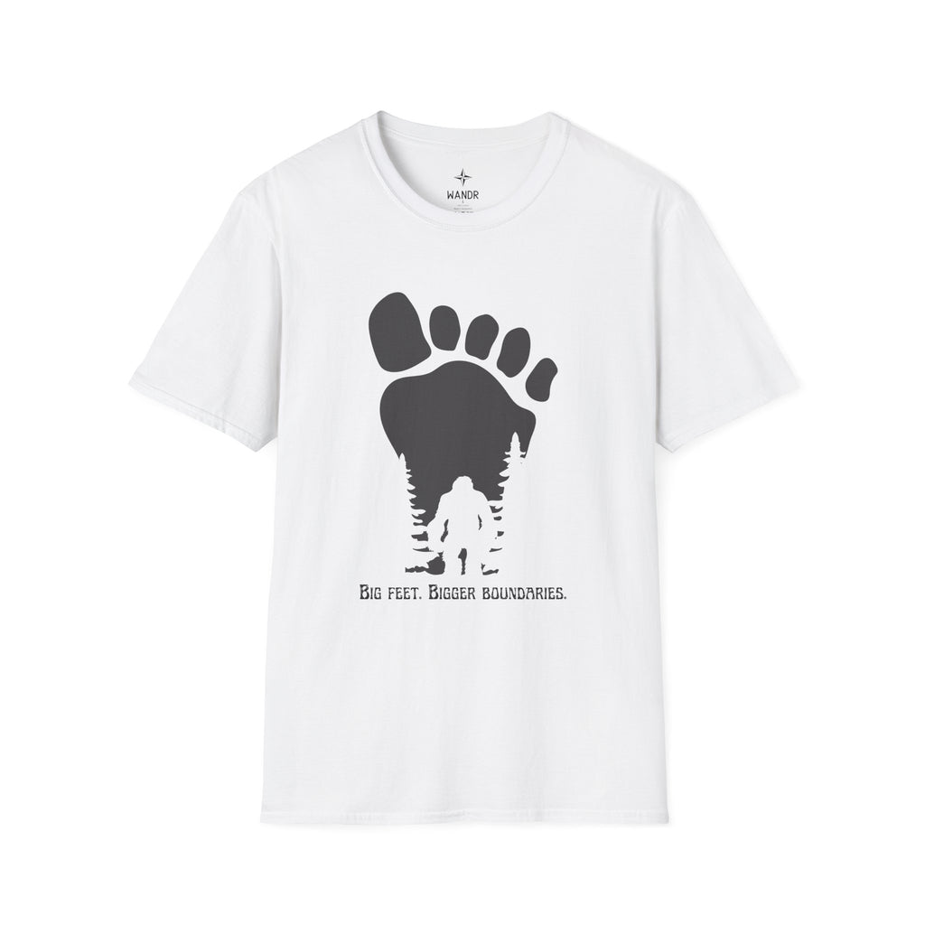 Big feet bigger boundaries T-Shirt