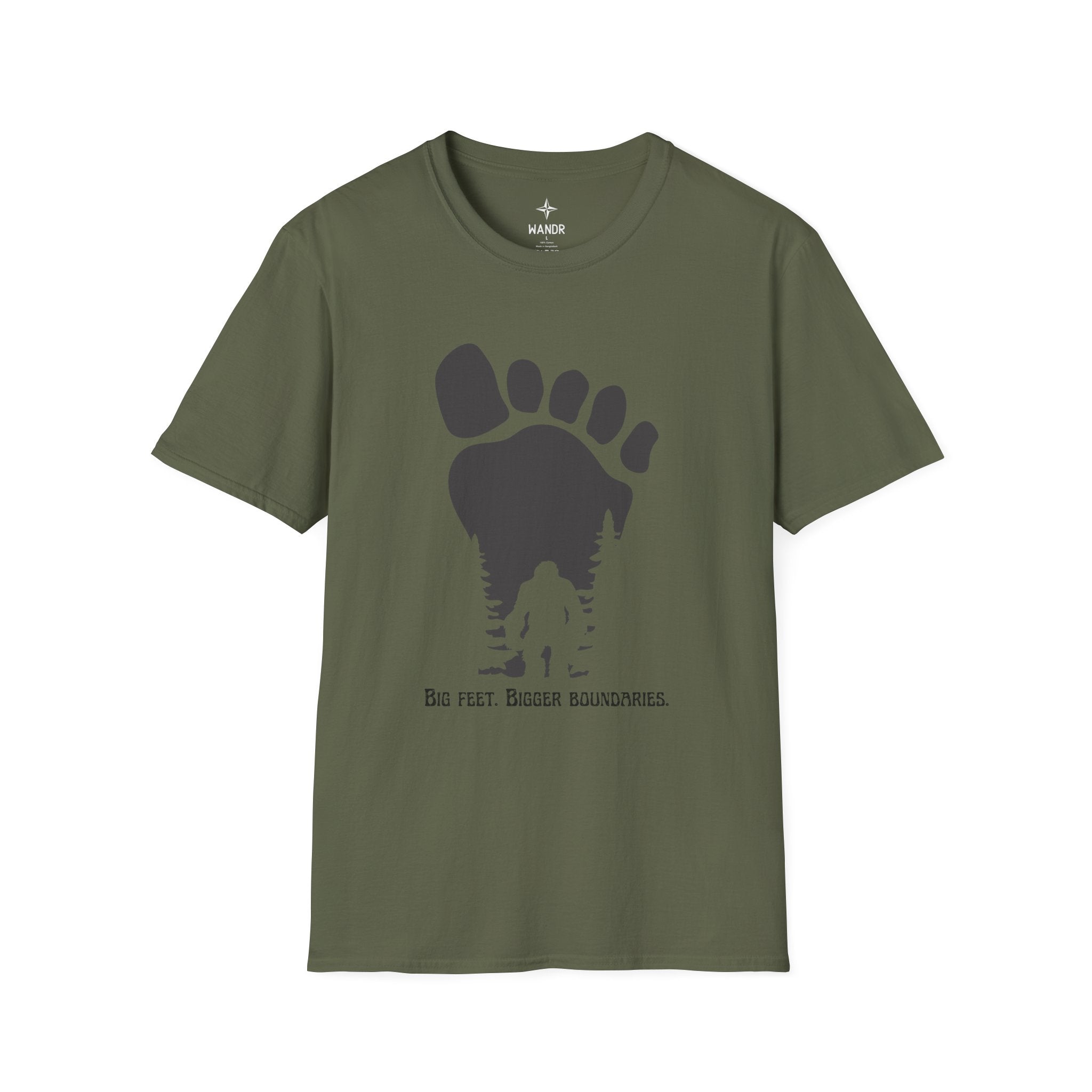 Big feet bigger boundaries T-Shirt