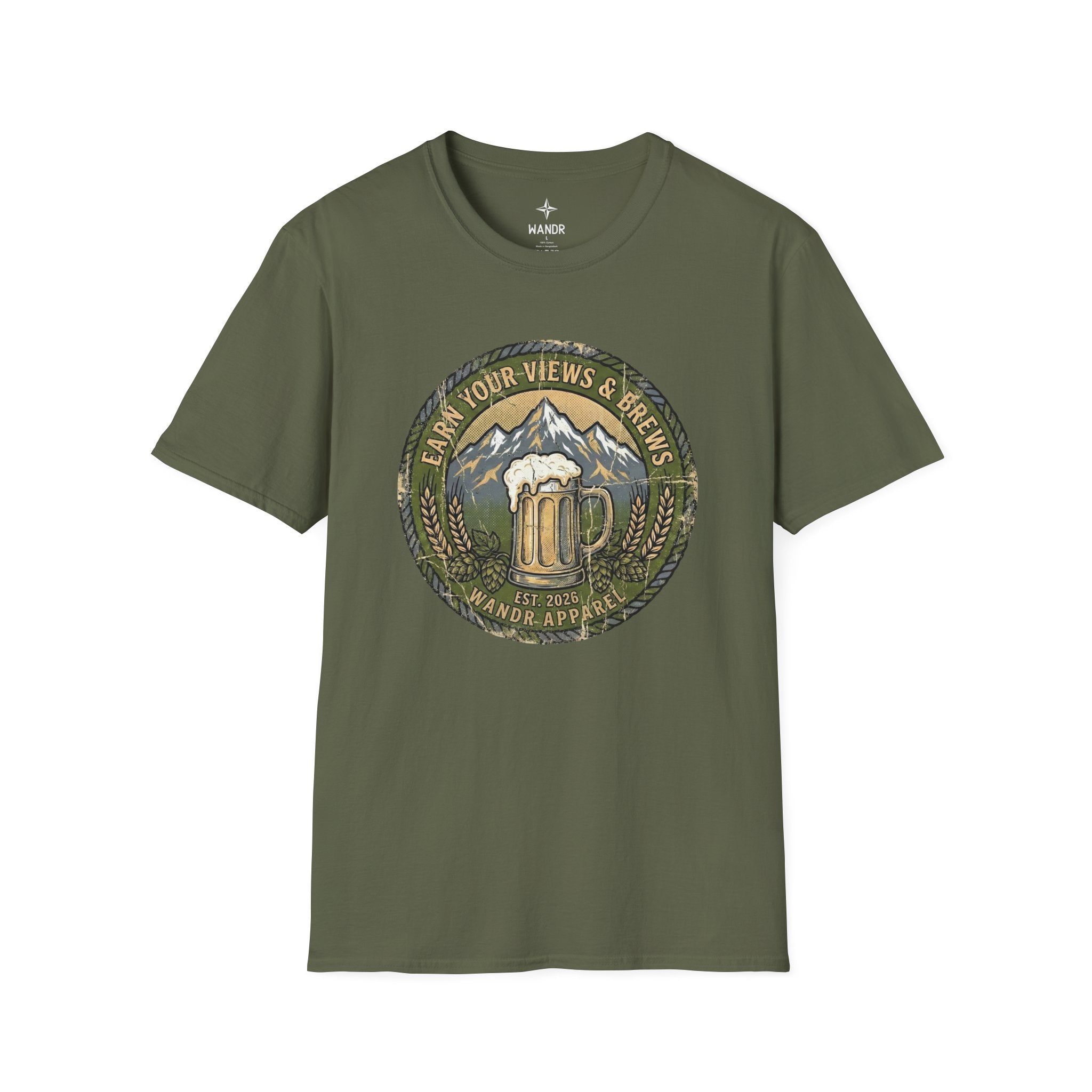 Earn your views and brews T-Shirt