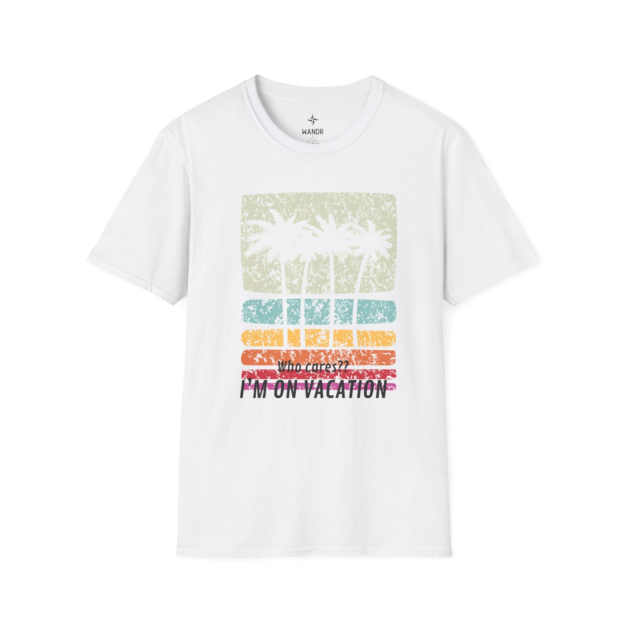 Who cares I'm on vacationT-Shirt