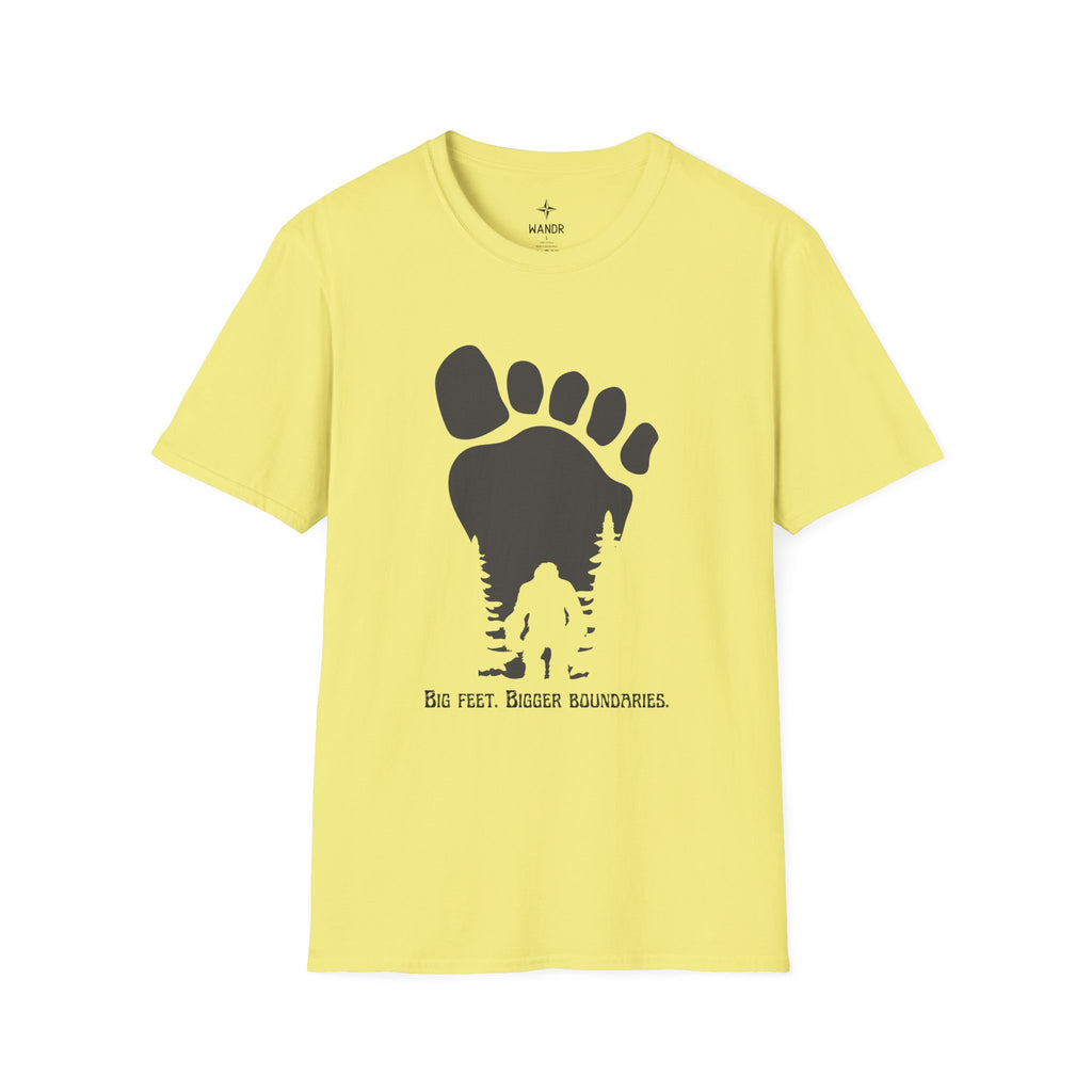Big feet bigger boundaries T-Shirt