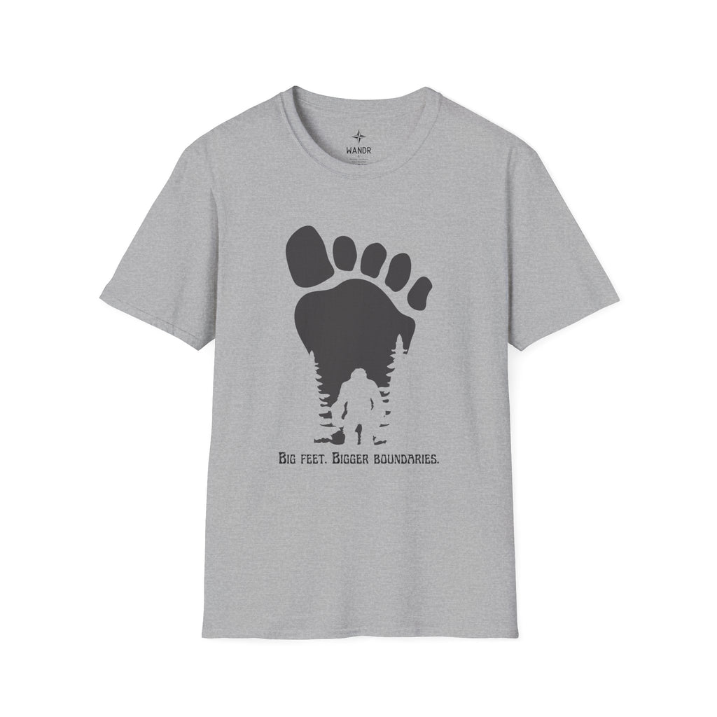 Big feet bigger boundaries T-Shirt