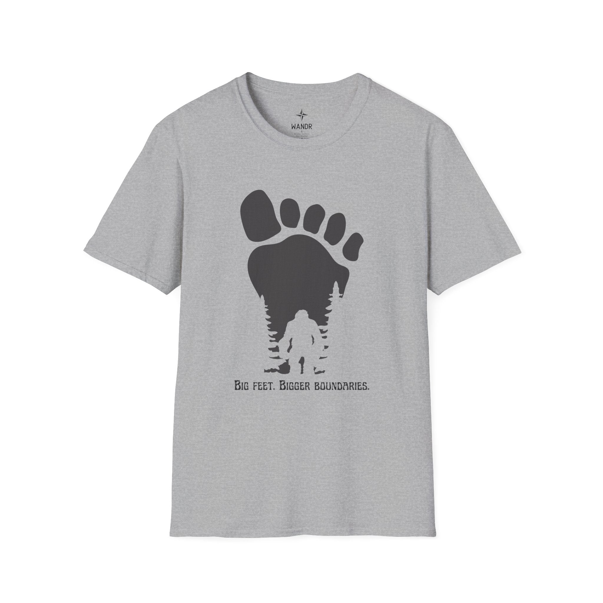 Big feet bigger boundaries T-Shirt