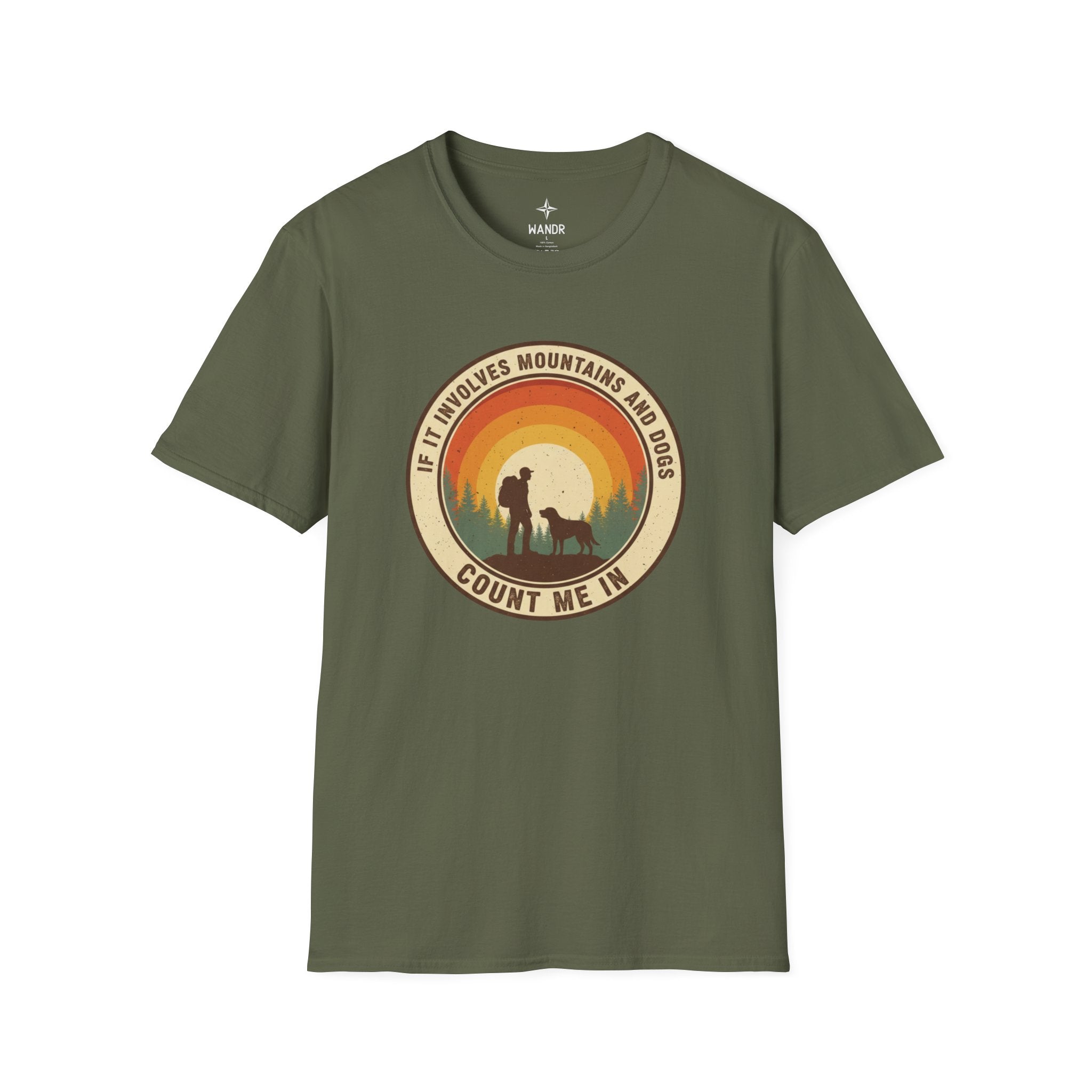 Mountains and dogs T-Shirt