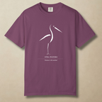 Still Waters - Minimalist Heron T-Shirt