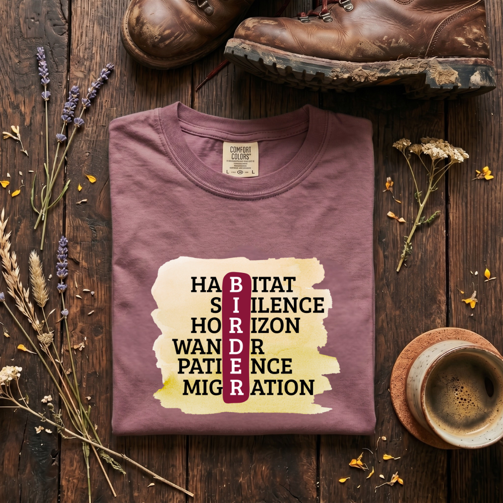 The Birder’s Manifesto - Watercolor T-Shirt