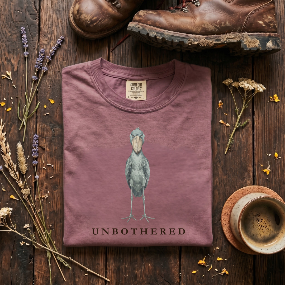 Shoebill - Unbothered T-Shirt
