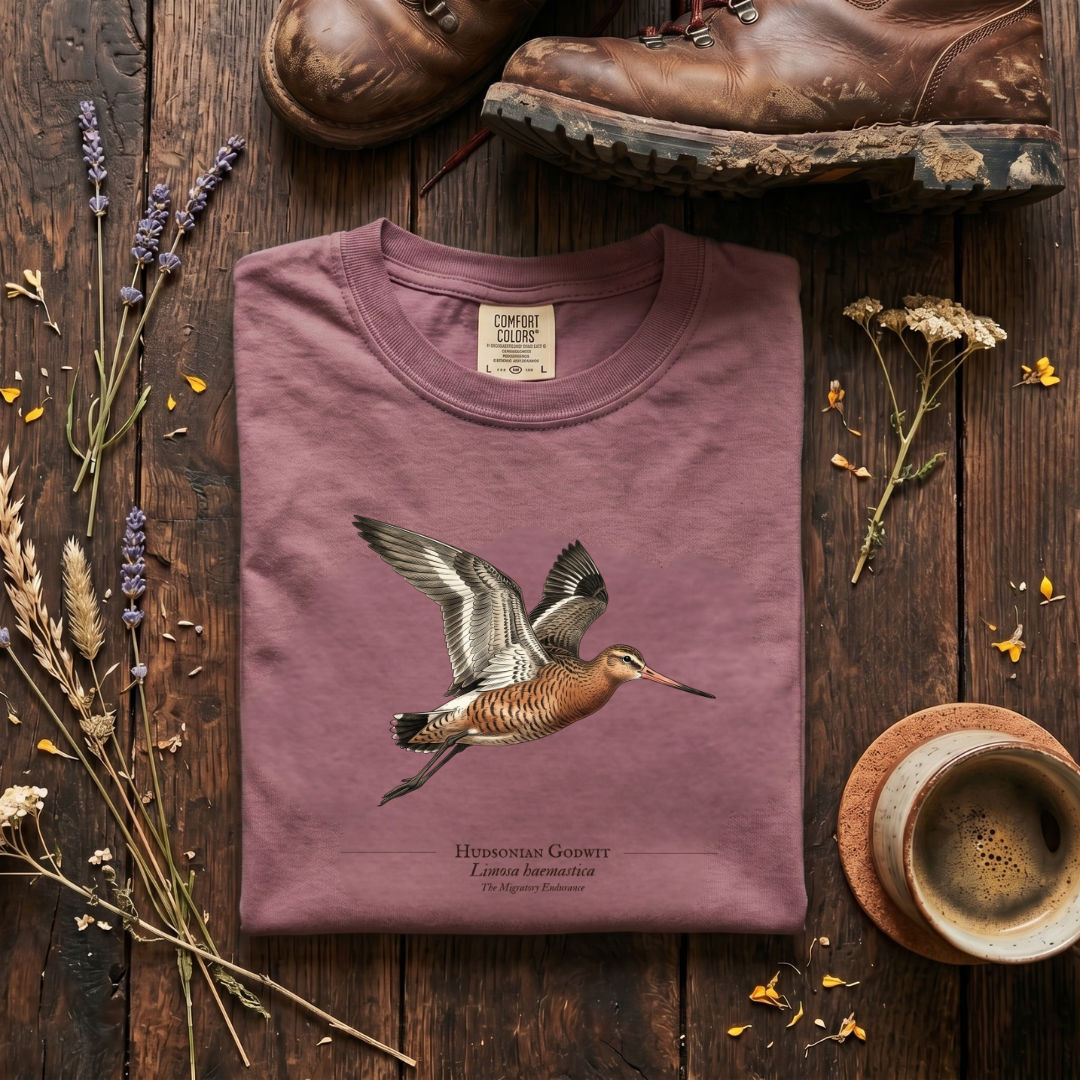 Hudsonian Godwit - The Migratory Endurance T-Shirt