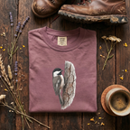 Black-capped Chickadee - The Vertical Axis T-Shirt