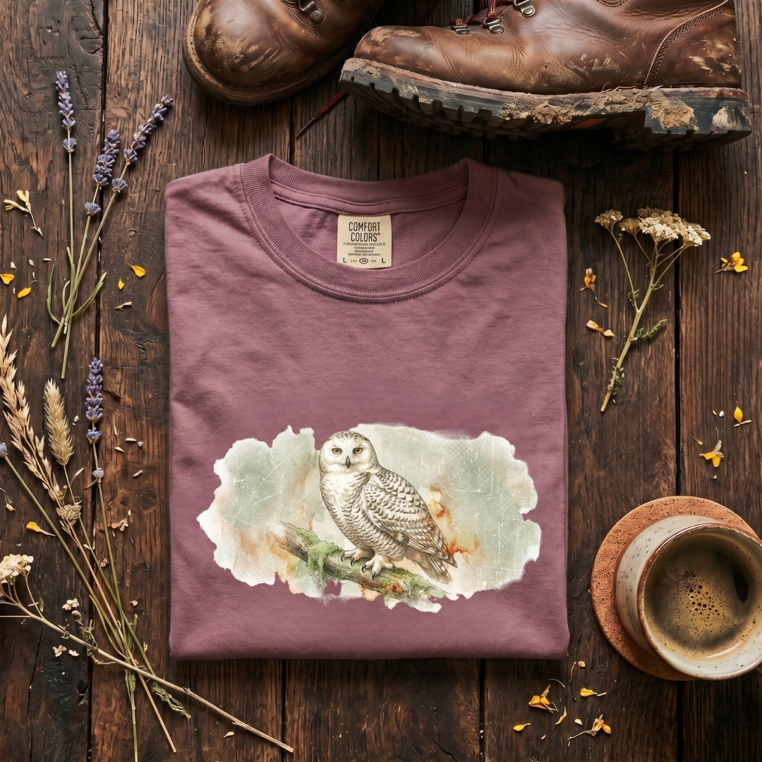 Snowy Owl - The Tundra Silence T-Shirt