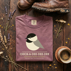Chicka-a-dee-dee-dee birdwatching society T-Shirt