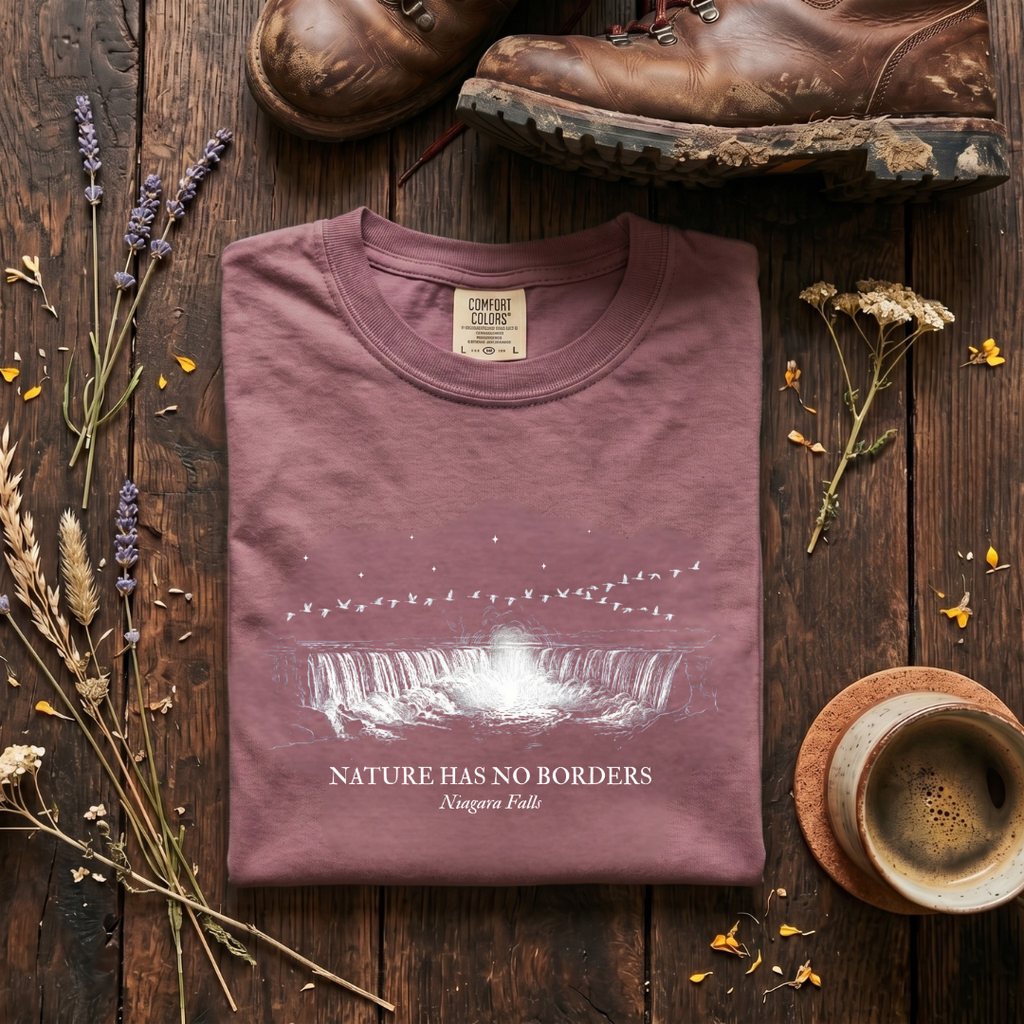 Nature Has No Borders - Niagara Falls T-Shirt