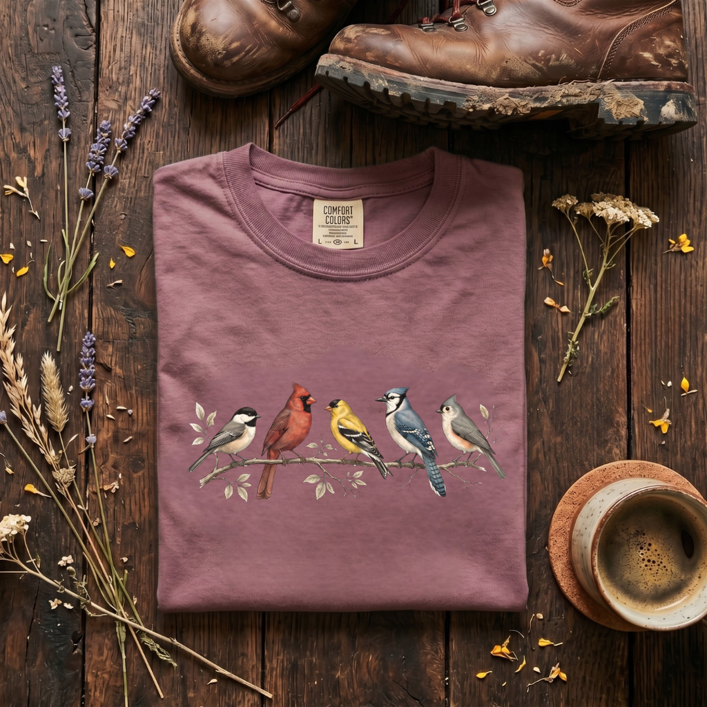 Backyard Regulars - Field Guide Row T-Shirt