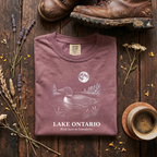 Common Loon - Lake Ontario Night T-Shirt