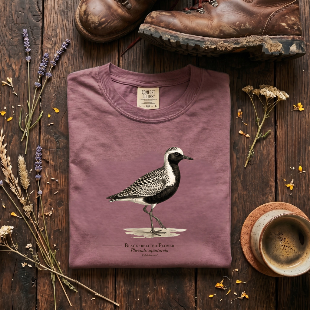 Black-bellied Plover - The Tidal Sentinel T-Shirt