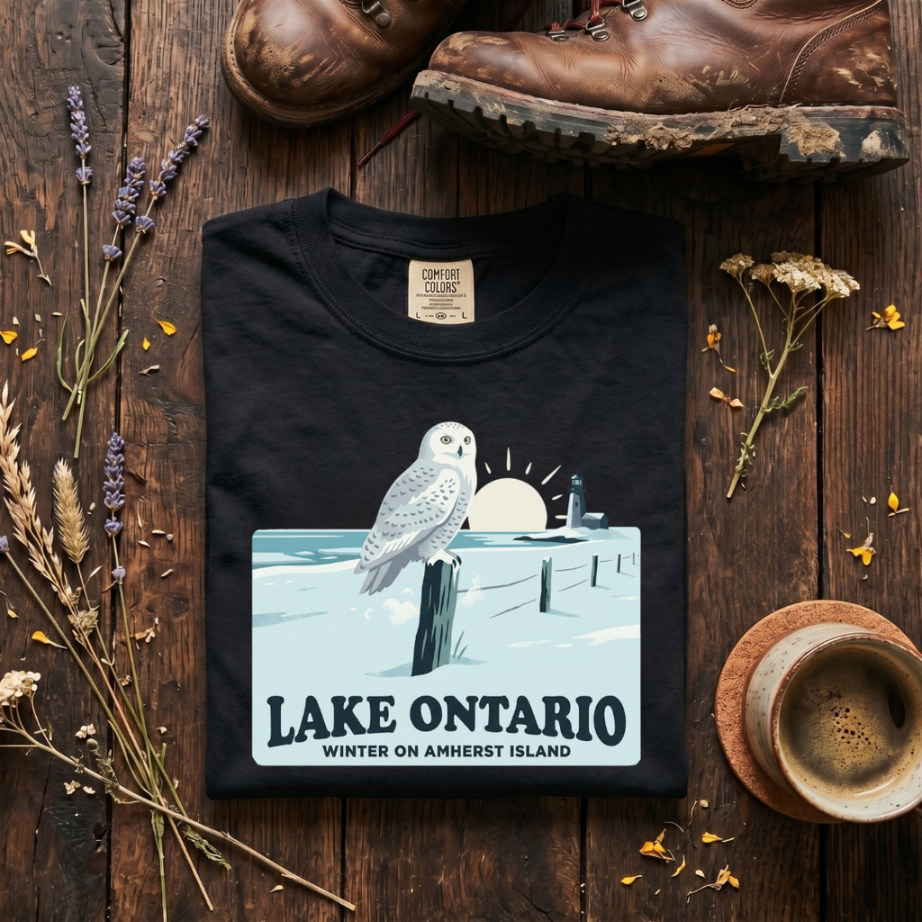 Winter on Amherst Island - Lake Ontario T-Shirt