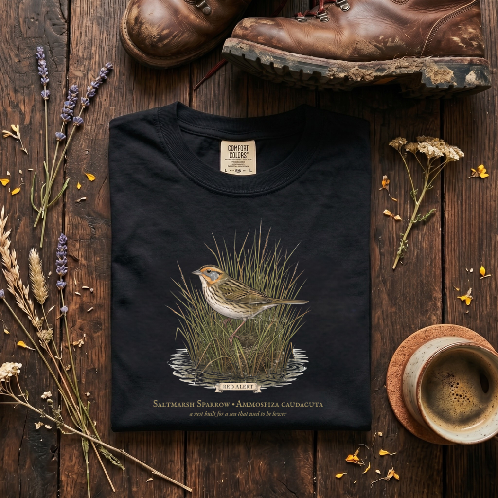 Saltmarsh Sparrow - Ammospiza caudacuta T-Shirt