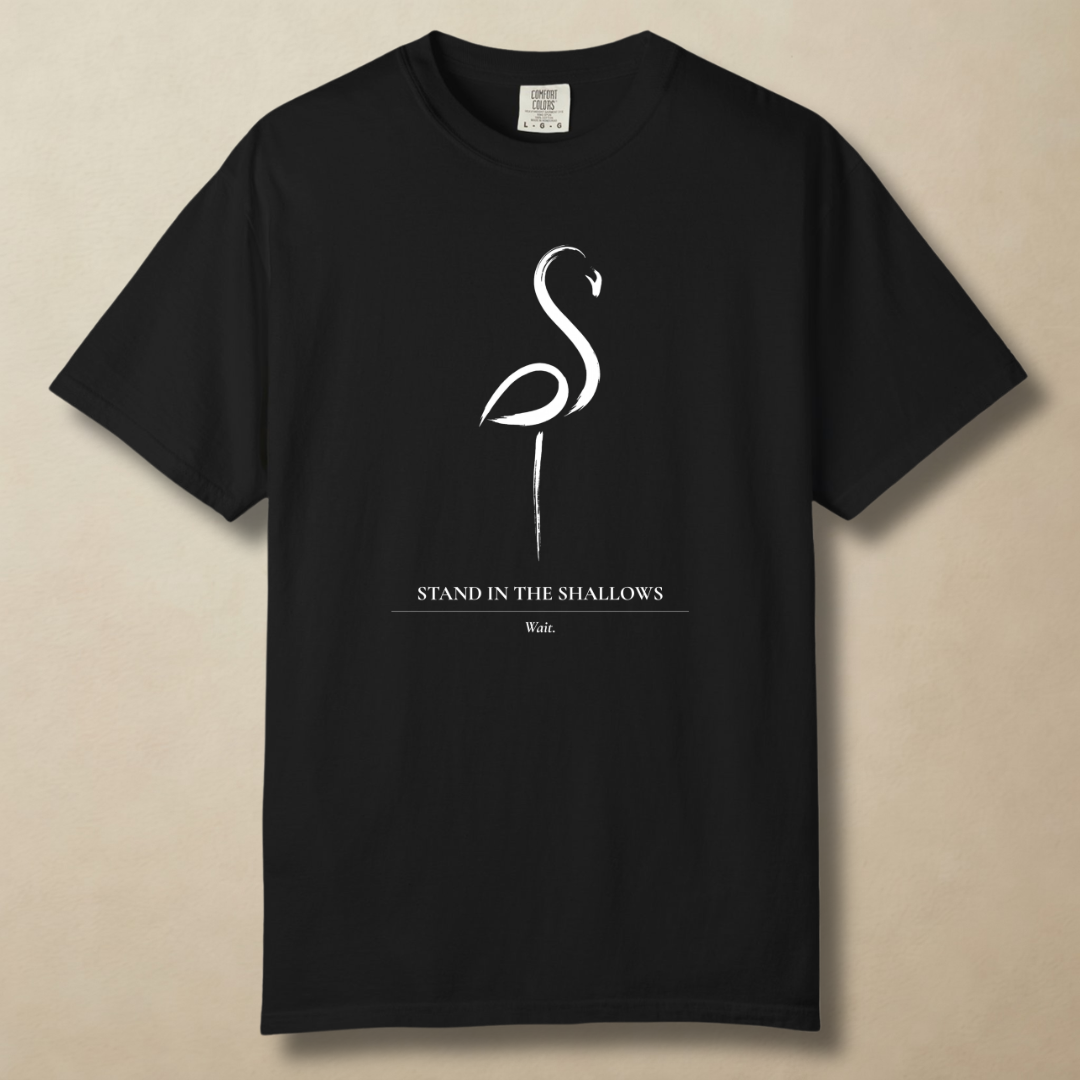 Stand in the Shallows - Flamingo T-Shirt