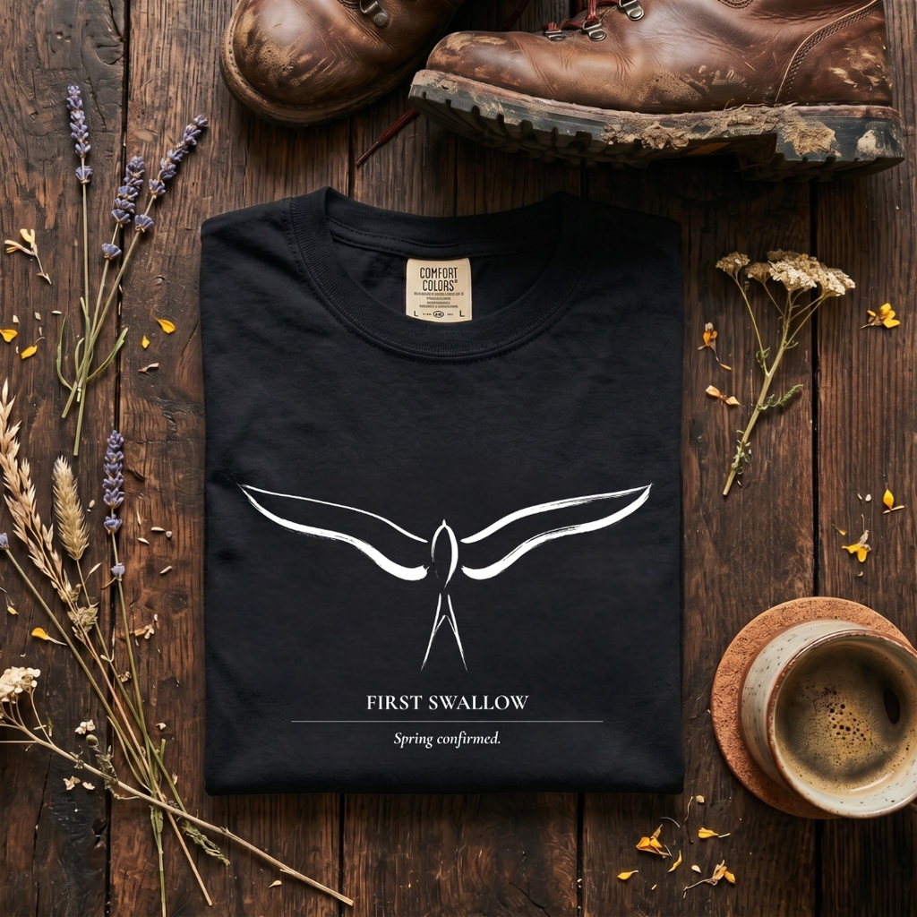 First Swallow - Birdwatching T-Shirt
