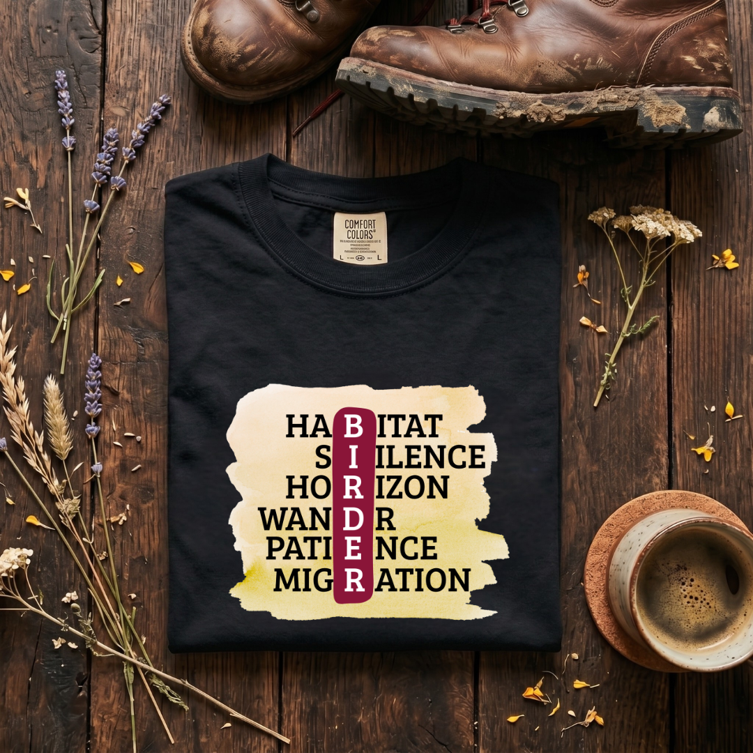 The Birder’s Manifesto - Watercolor T-Shirt