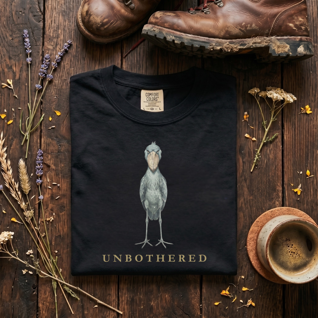 Shoebill - Unbothered T-Shirt