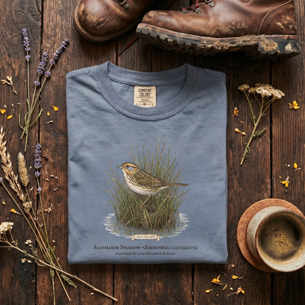 Saltmarsh Sparrow - Ammospiza caudacuta T-Shirt