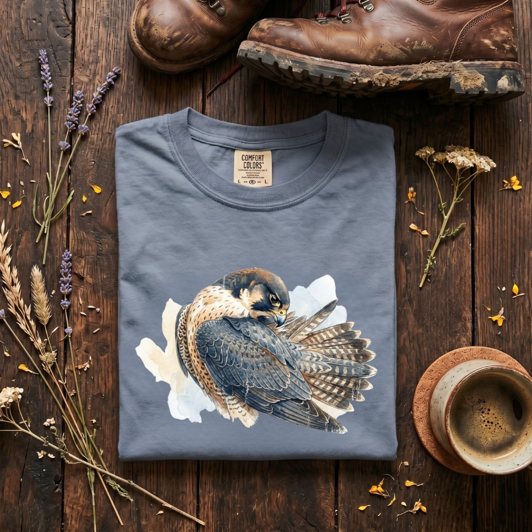 Peregrine Falcon - Preening Ritual T-Shirt