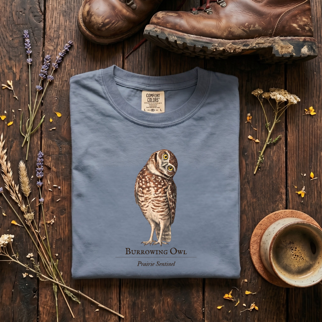 Burrowing Owl -The Prairie Sentinel T-Shirt