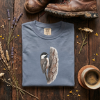 Black-capped Chickadee - The Vertical Axis T-Shirt
