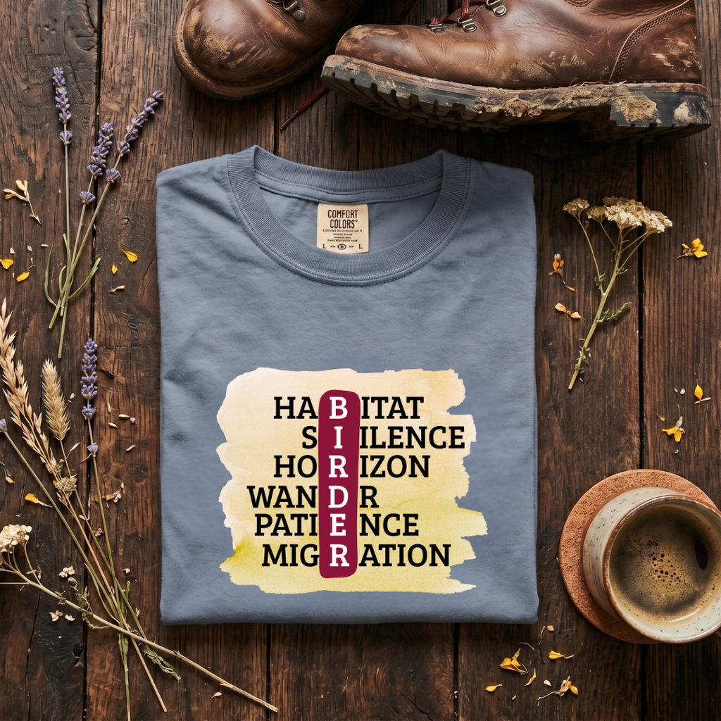 The Birder’s Manifesto - Watercolor T-Shirt