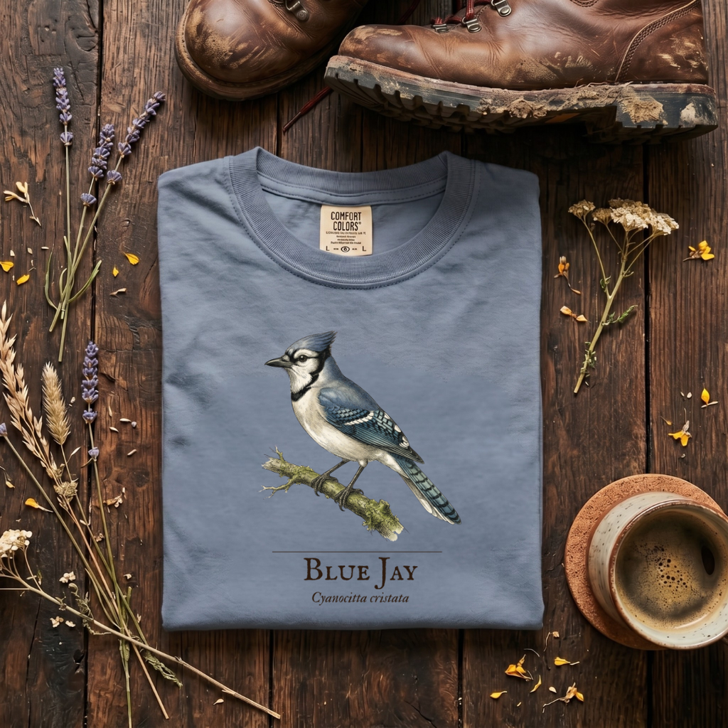 Blue Jay - The Loudmouth of the Understory T-Shirt