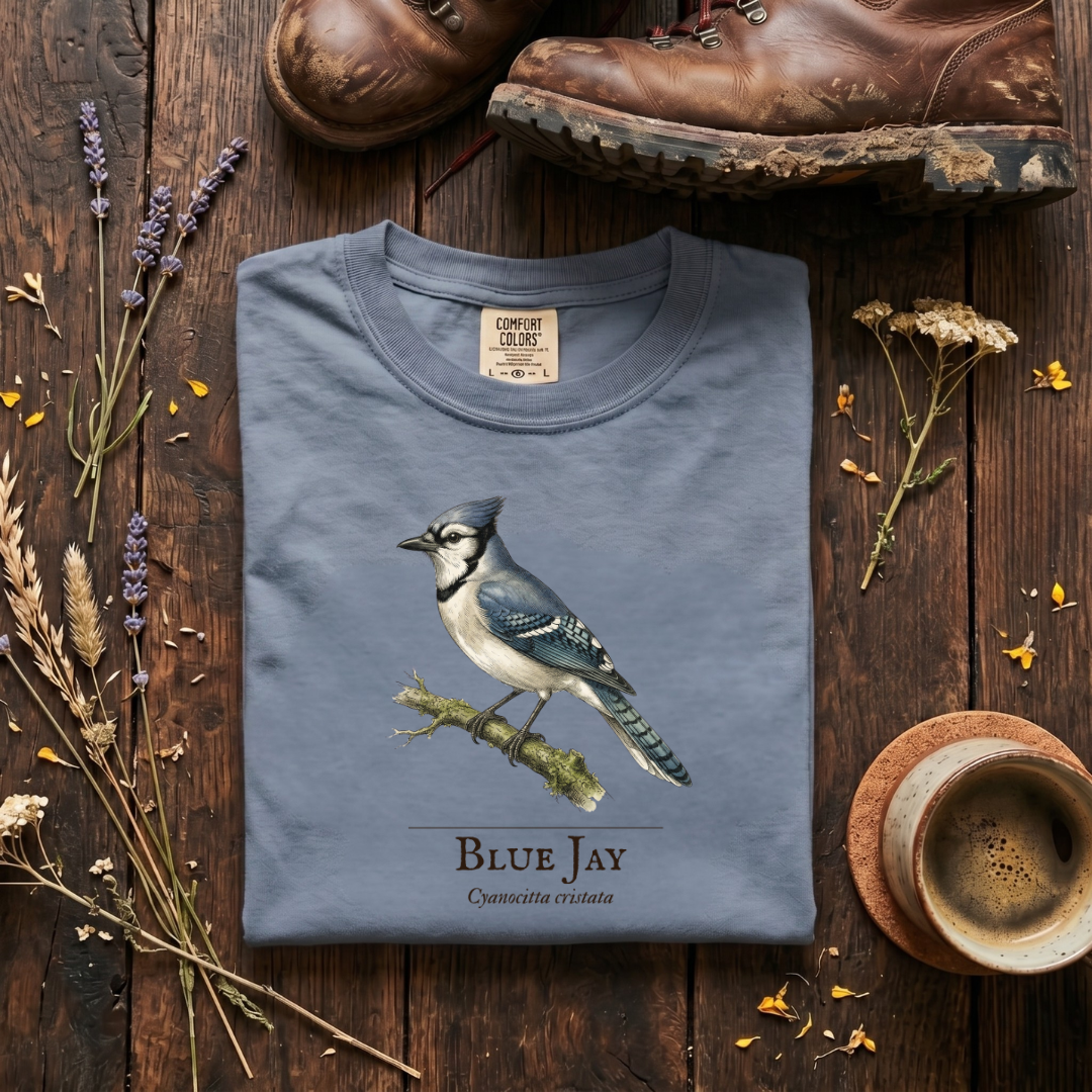 Blue Jay - The Loudmouth of the Understory T-Shirt