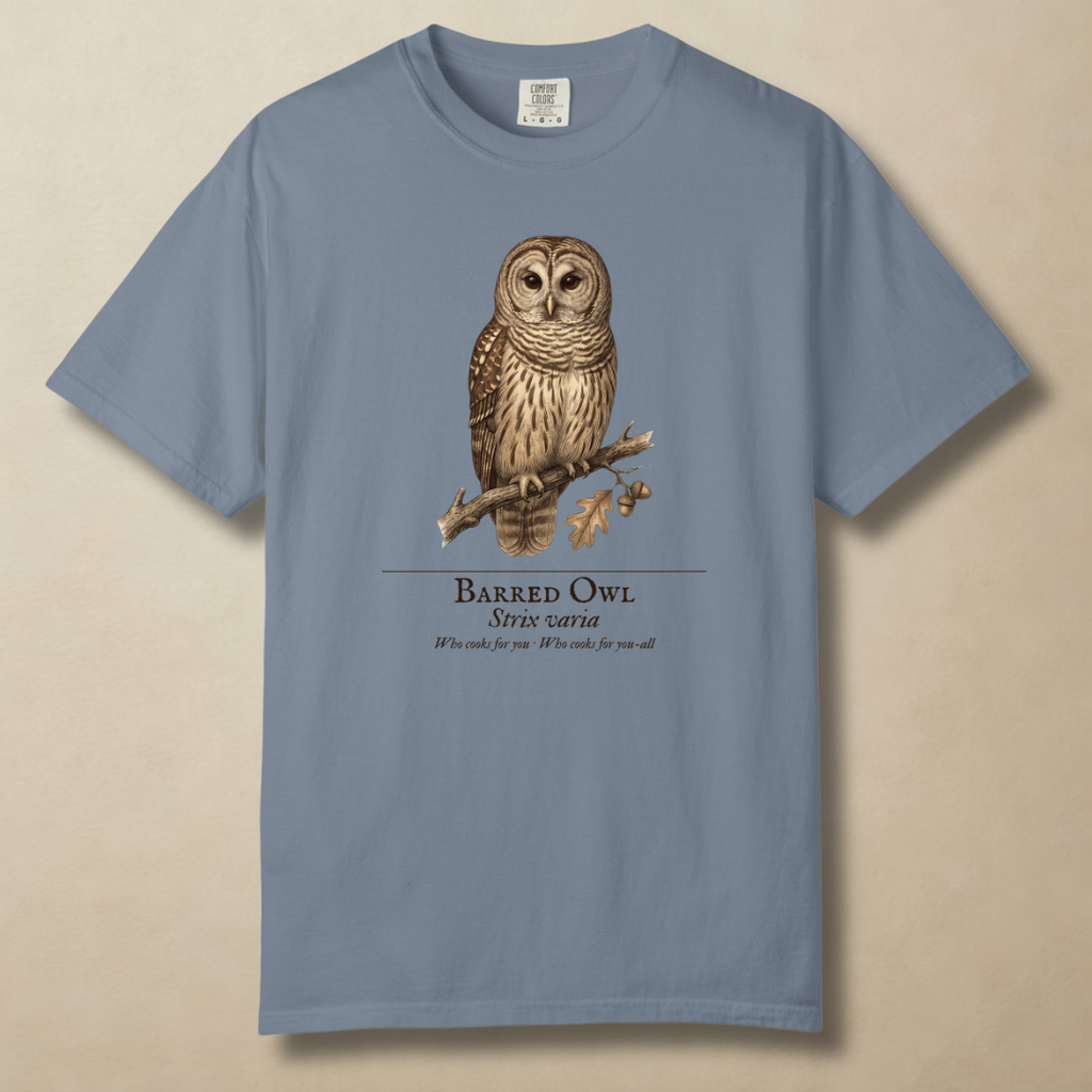 Barred Owl - Who Cooks for You T-Shirt