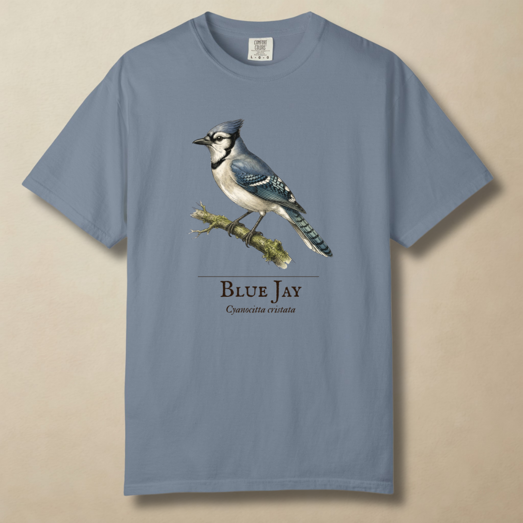 Blue Jay - The Loudmouth of the Understory T-Shirt