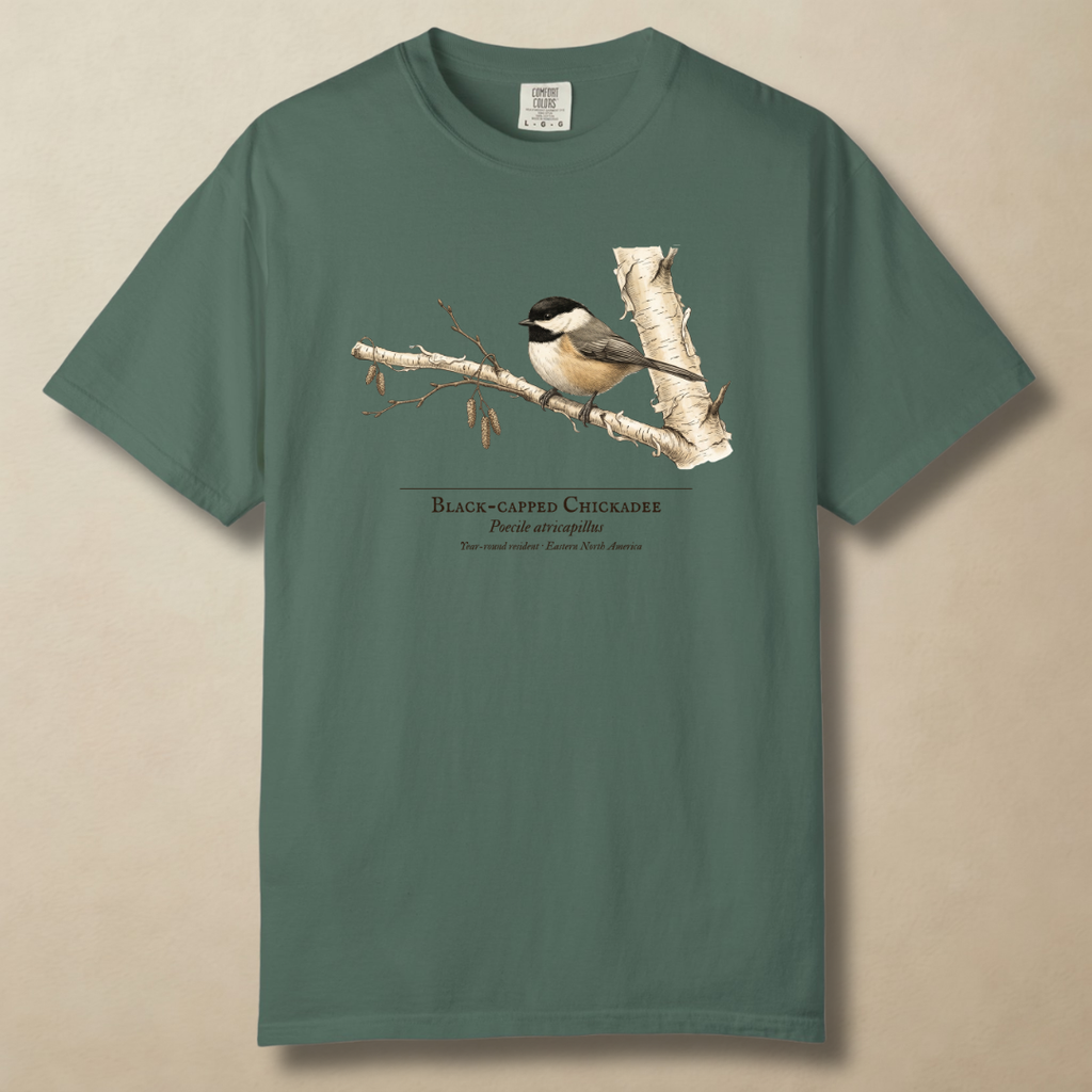 Black-capped Chickadee - Small Bird, Big Winter T-Shirt