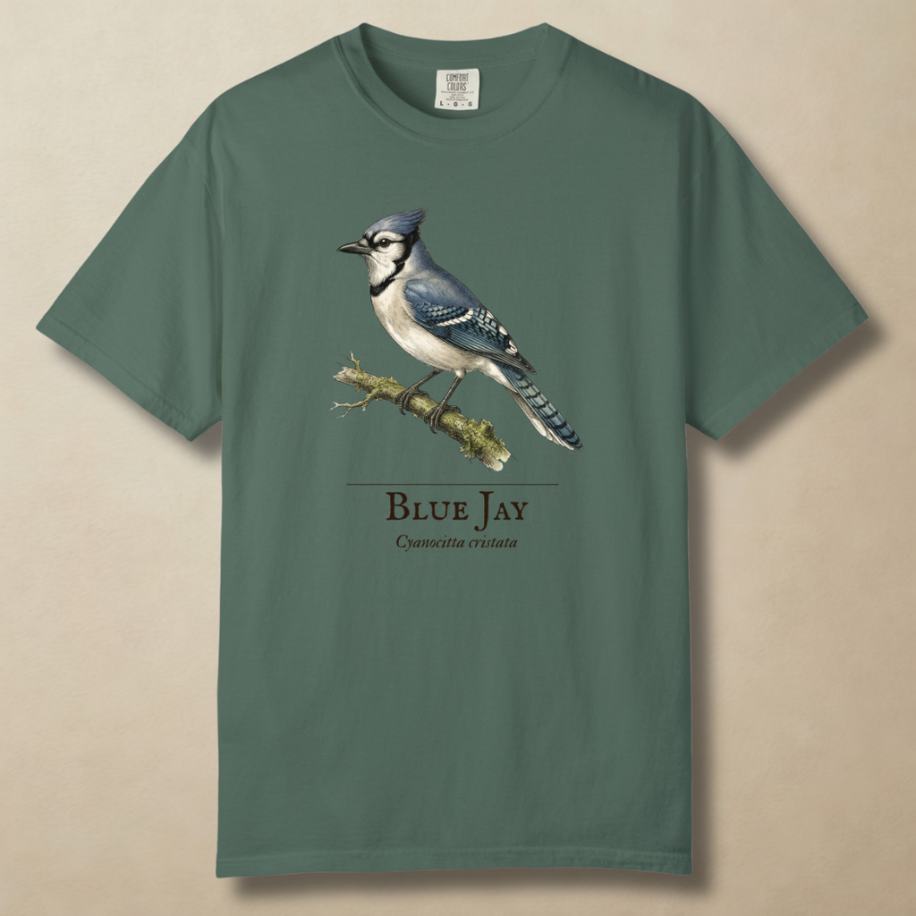Blue Jay - The Loudmouth of the Understory T-Shirt