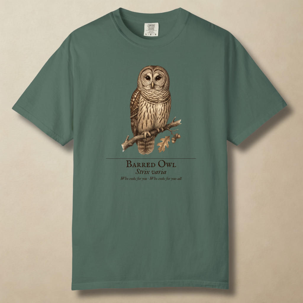 Barred Owl - Who Cooks for You T-Shirt