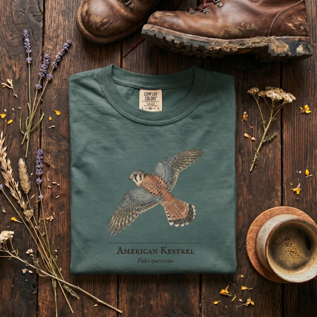 American Kestrel - The Hovering Jewel T-Shirt