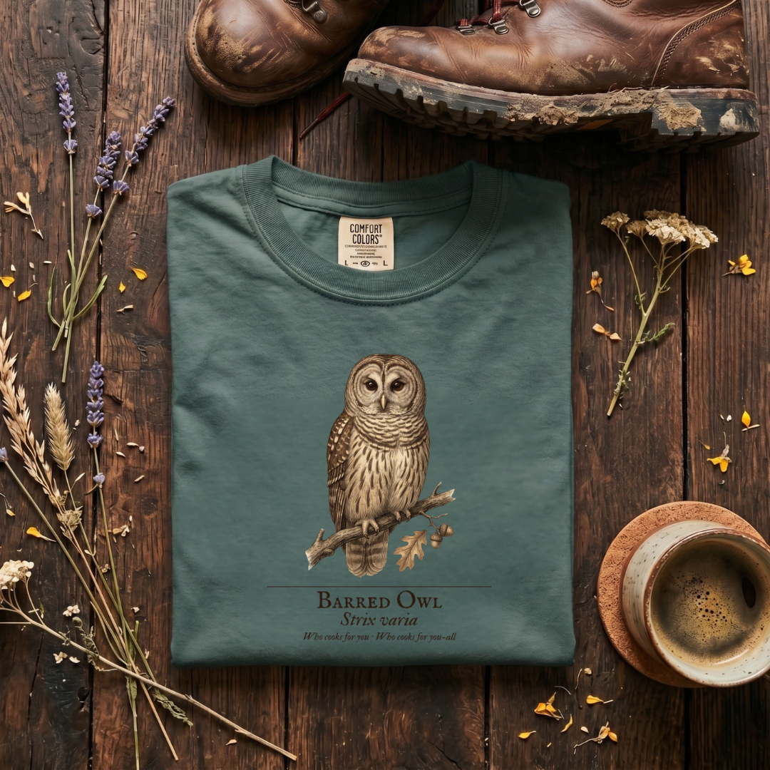 Barred Owl - Who Cooks for You T-Shirt