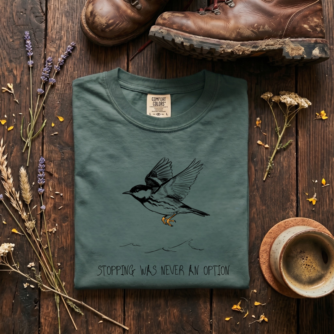 Blackpoll Warbler - Stopping Was Never an Option T-Shirt