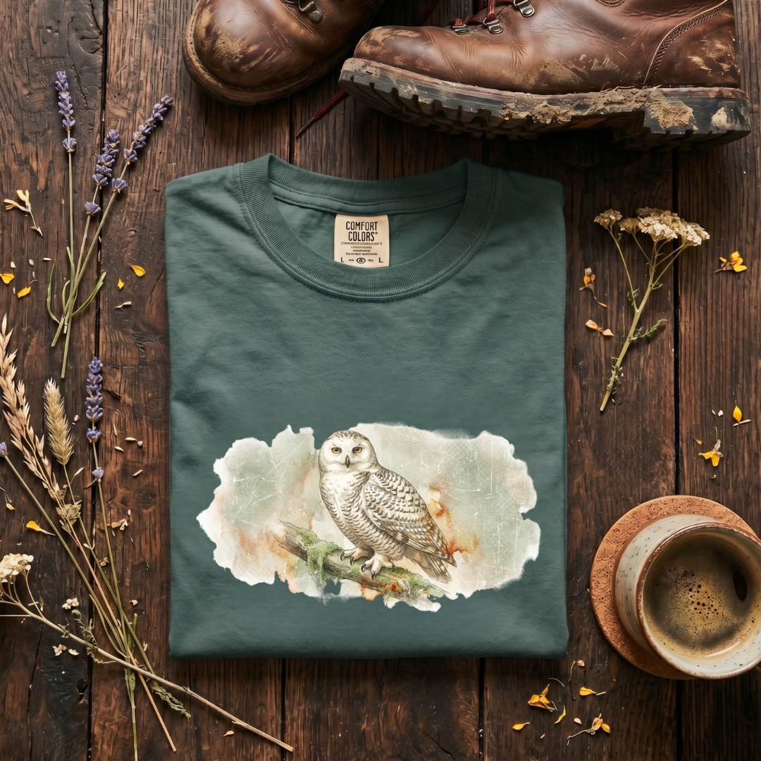 Snowy Owl - The Tundra Silence T-Shirt