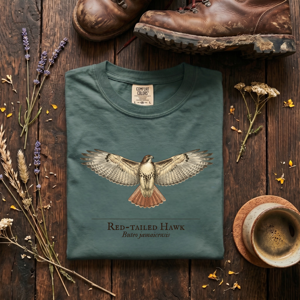 Red-tailed Hawk - Ruler of the Open Sky T-Shirt