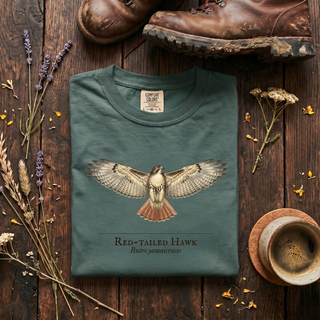 Red-tailed Hawk - Ruler of the Open Sky T-Shirt