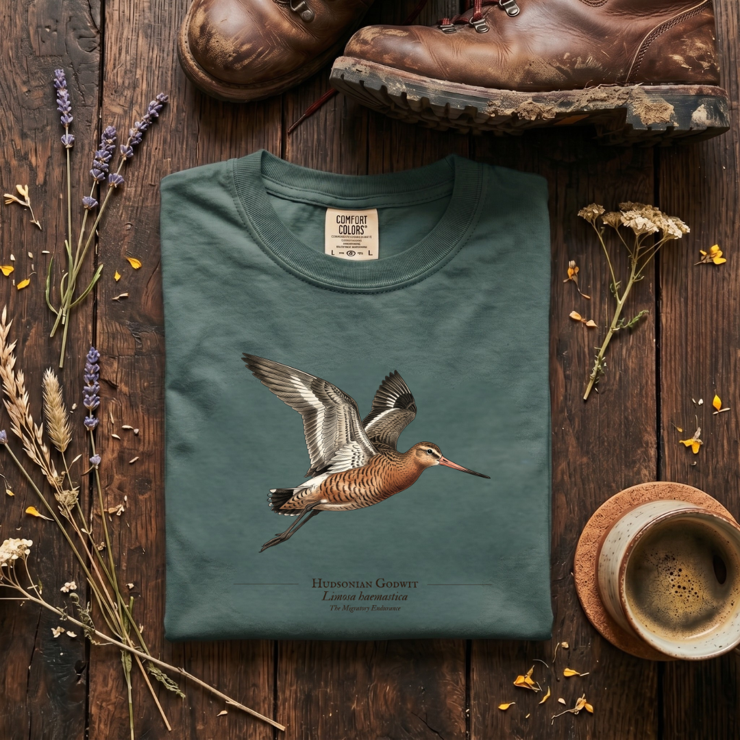 Hudsonian Godwit - The Migratory Endurance T-Shirt