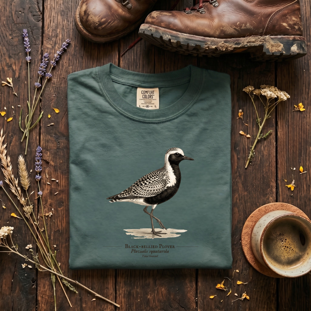 Black-bellied Plover - The Tidal Sentinel T-Shirt