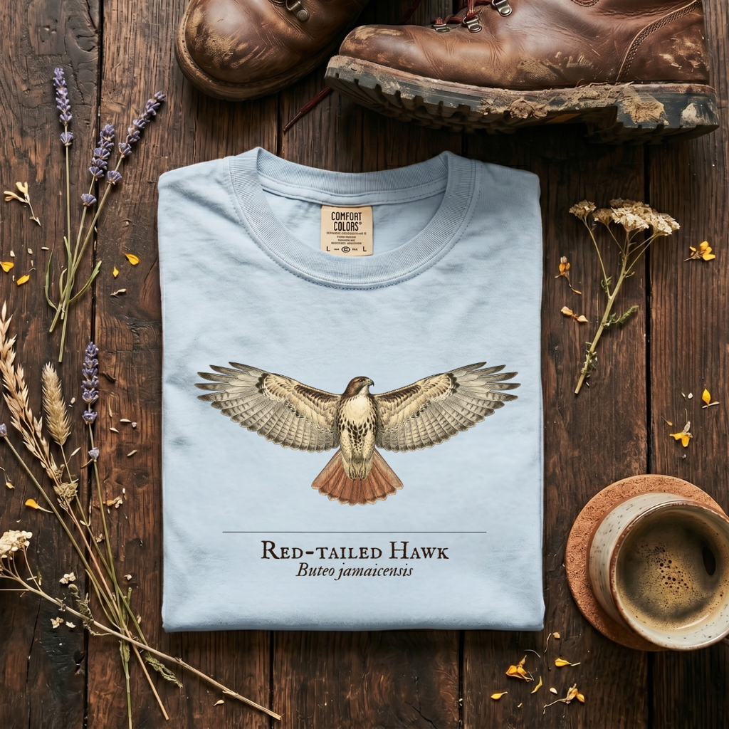 Red-tailed Hawk - Ruler of the Open Sky T-Shirt