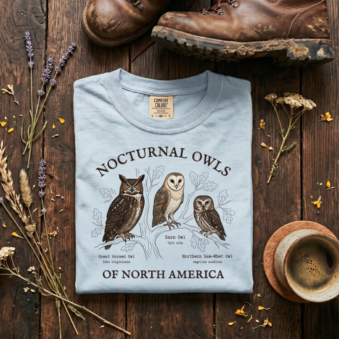 Nocturnal Owls - Rulers of the Night Watch T-Shirt