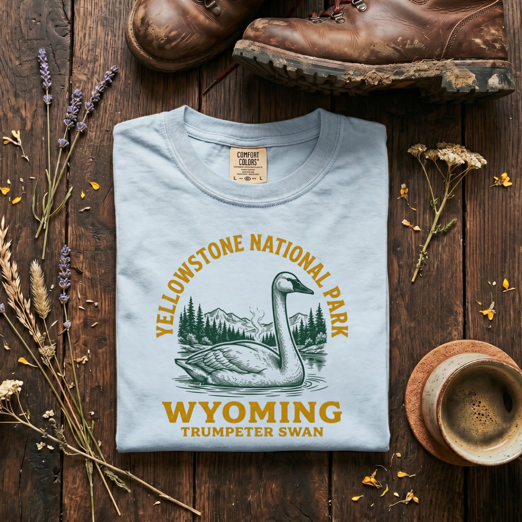 Trumpeter Swan - Yellowstone National Park T-Shirt