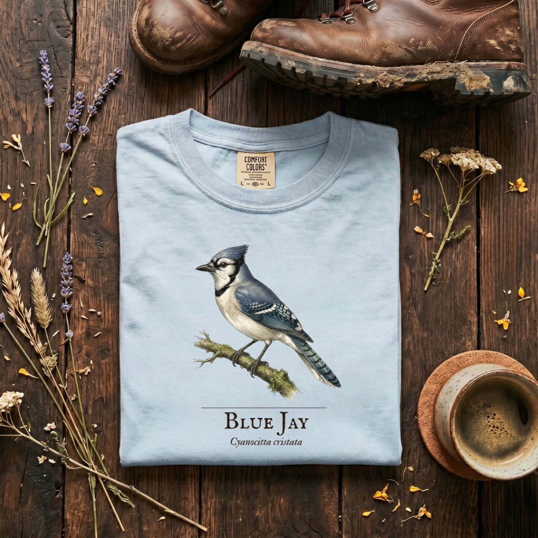 Blue Jay - The Loudmouth of the Understory T-Shirt